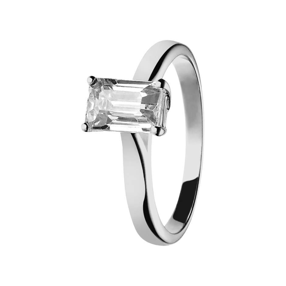 white gold - emerald