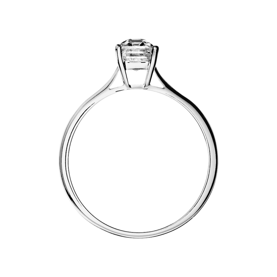 white gold - emerald