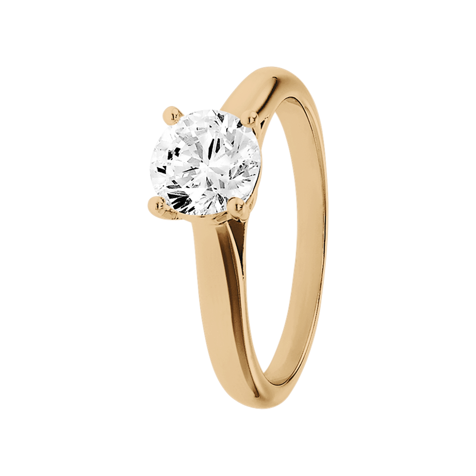 rose gold - round