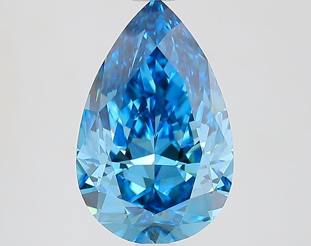 2.71 Karat Tropfen Form Lab Grown Diamond